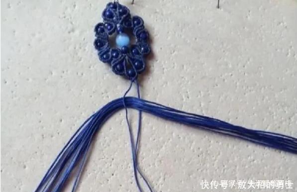 蜡绳编的中国风流苏耳饰,精致大方,DIY手工编绳附教程