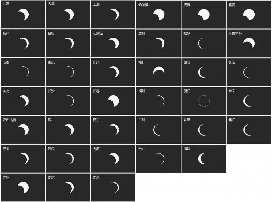 日食与地震 “天狗食日”倒计时!最佳观赏区域发布,为什么日食与地震无关