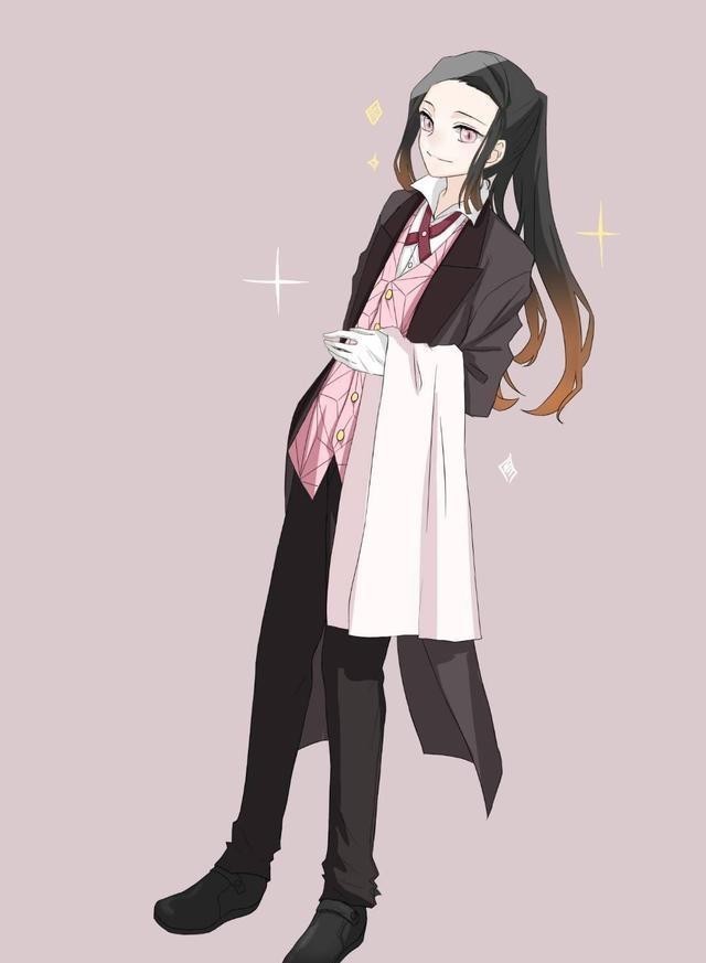 伊之助|《鬼灭之刃》角色“性转”,炭治郎变娇羞少女,祢豆子撞脸“无惨”