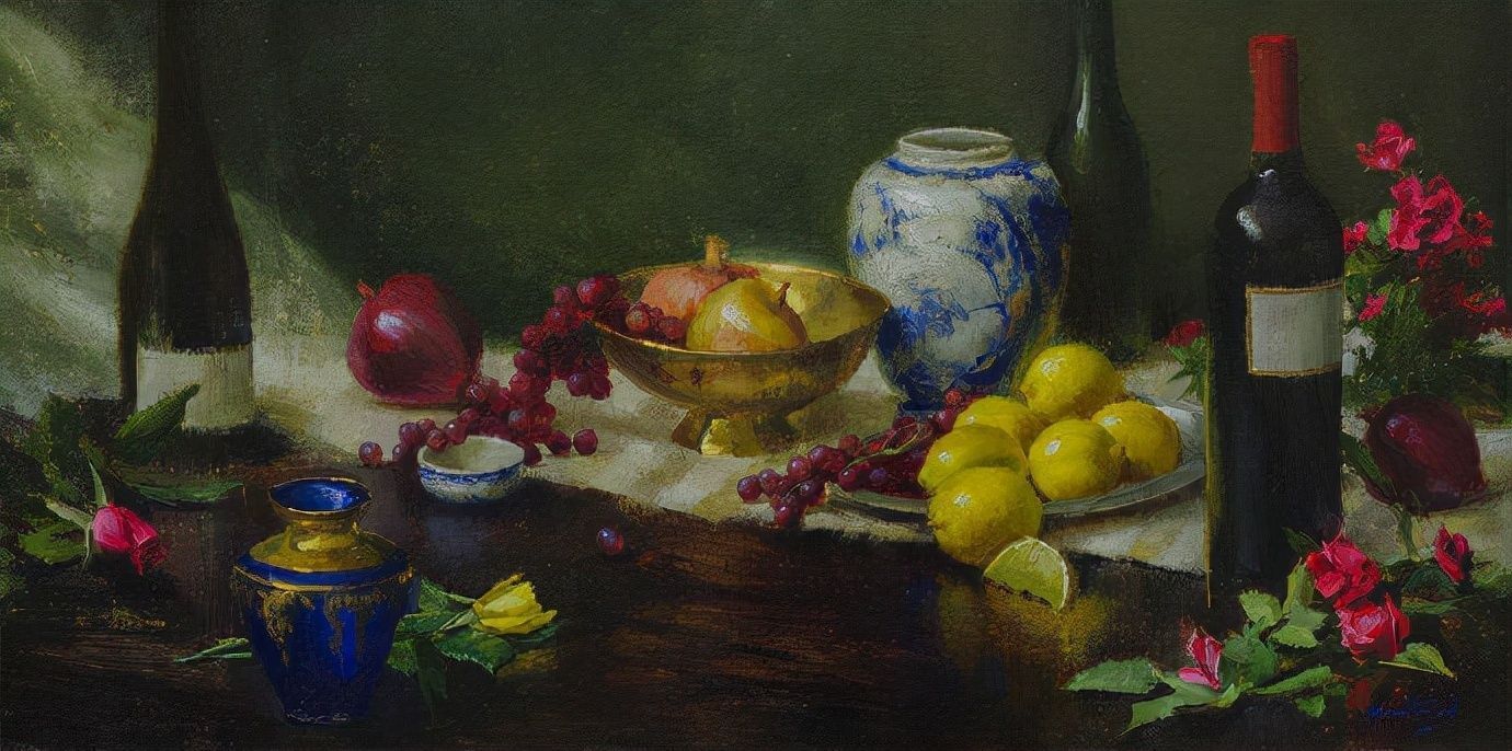 艺术家!色彩的情感表现,美国艺术家迈克尔的绘画作品