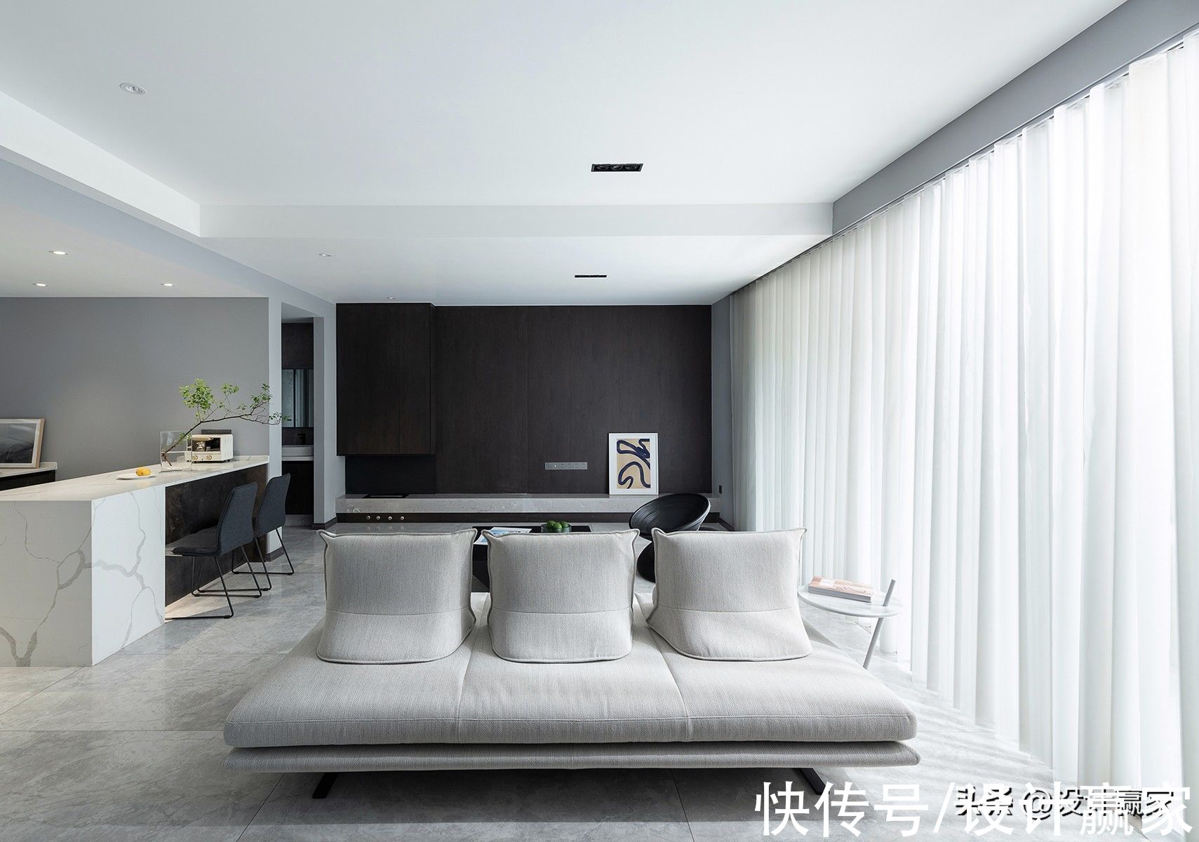 多功能室|200㎡现代风别墅，简约中体现出美感与质感，不愧是企业高管的家