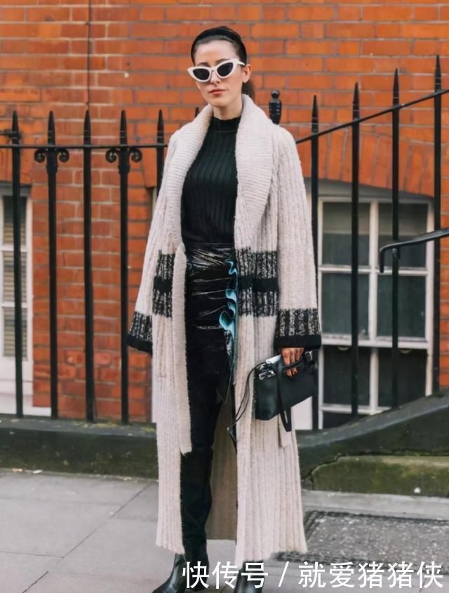 高领这样搭,时髦又个性,超气质