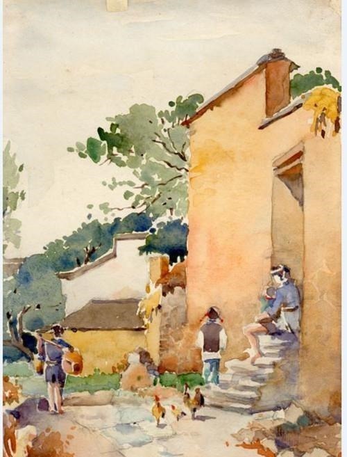 梁思成$建筑学家林徽因的设计图和手绘图 果然是一代才女