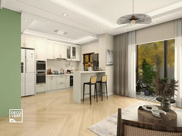 案例|皇家帝孚设计案例:舒适清新的森系文艺范