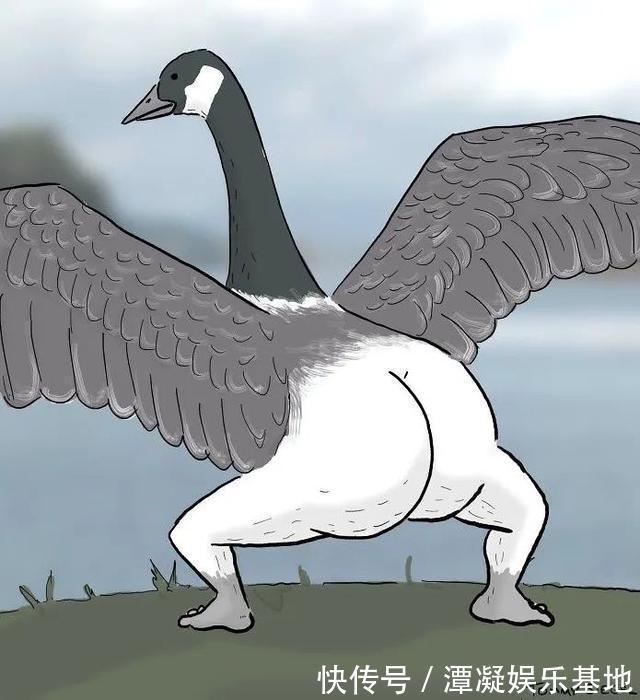 漫画!因鸟腿画得不够写实,遭群嘲,他一气之下将所有的鸟腿都画成这样