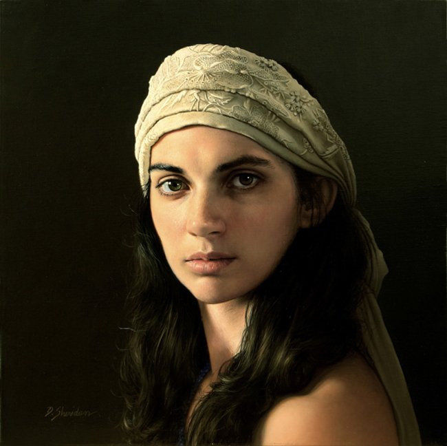 写实主义！意大利超写实画家│达菲·谢里登(Duffy Sheridan) 肖像画