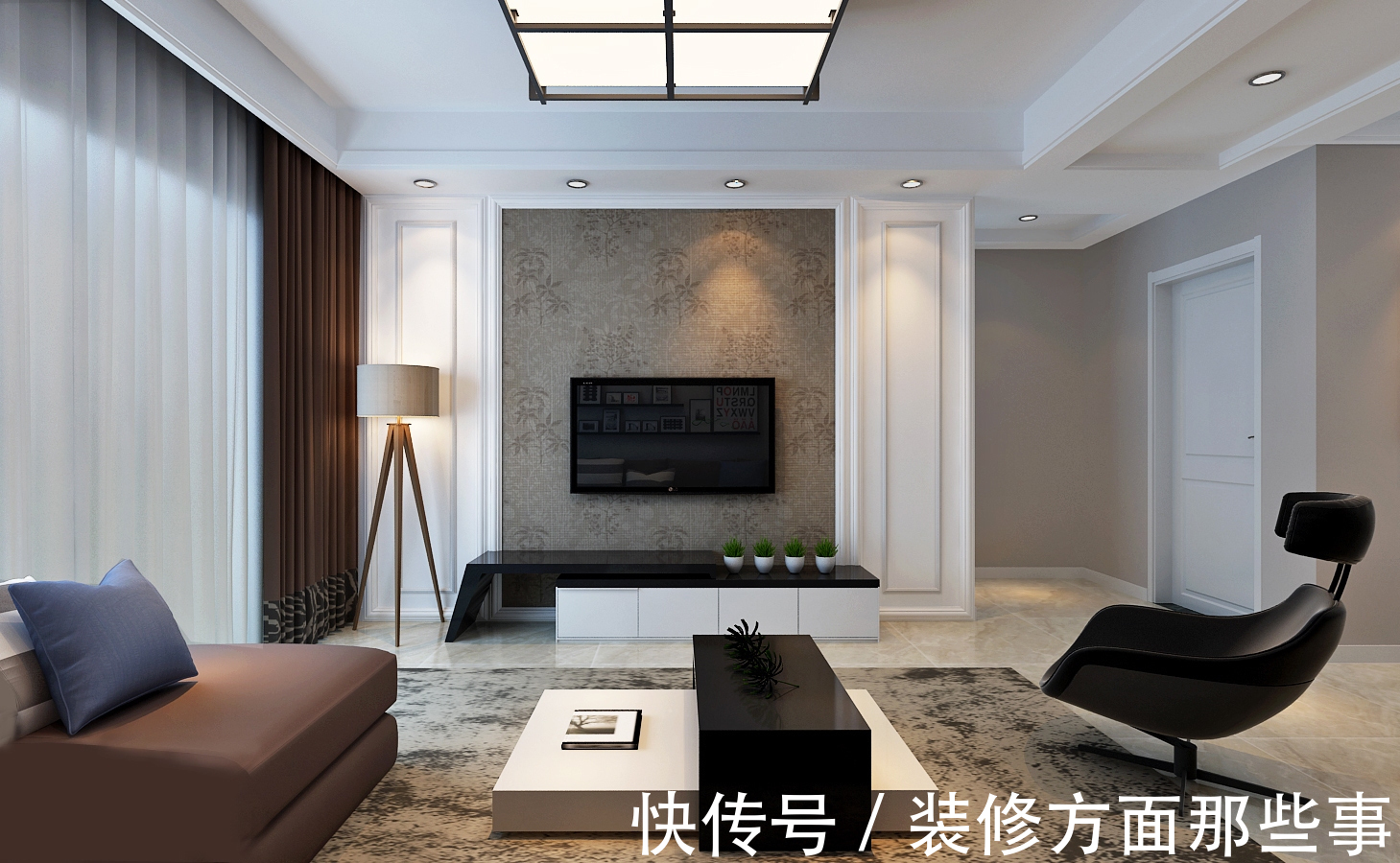 简约|116平现代简约风三居室,简约而不简单就是舒心、舒适