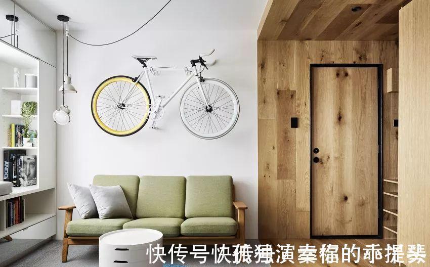 柜门|35㎡迷你小宅,定制柜解决全屋收纳,还有隐形餐桌!