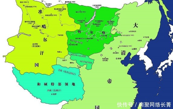 地理位置|小小的准噶尔，为什么要与实力强大的清朝死磕？落得灭亡的下场