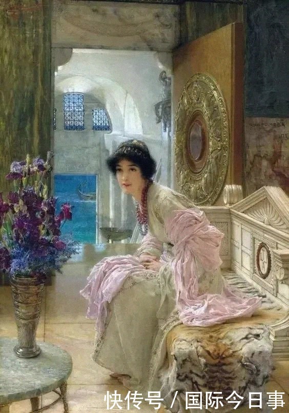  晚期|十九世纪晚期英国著名画家Alma Tadema