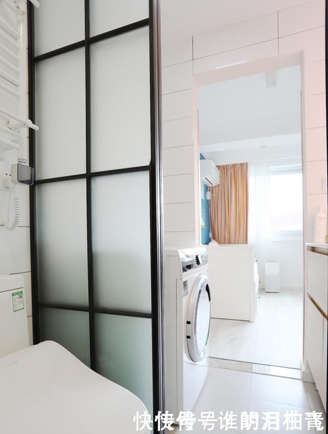 墙面|看腻了北欧风,43㎡一居室靠超美配色做到了优雅高级!