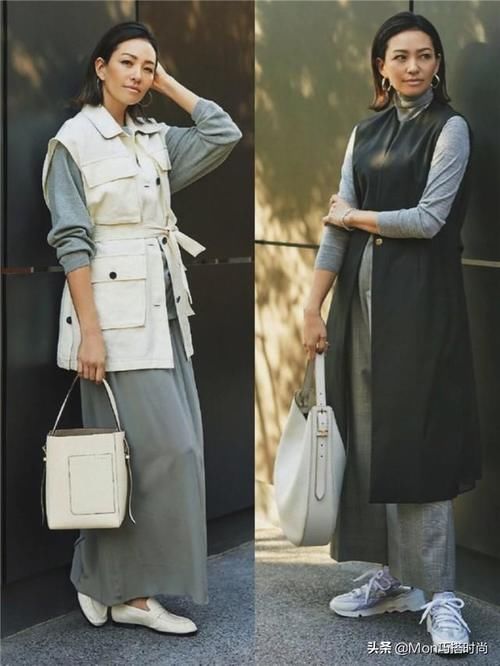 减龄 50岁女人别总穿运动鞋，学学日本主妇的这种穿搭，减龄又显气质