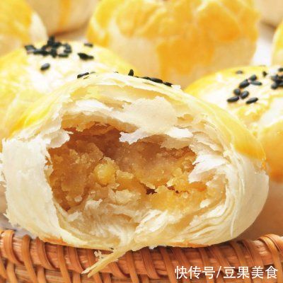 绿豆沙馅|低糖绿豆酥｜口口酥脆