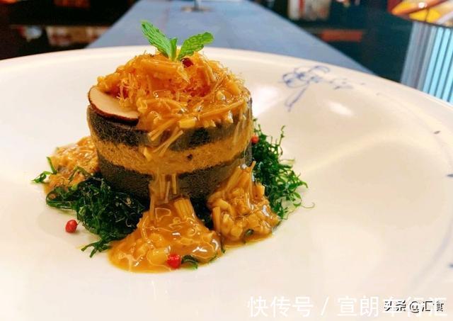 瑶柱|瑶柱黑豆腐配松茸汁白松露、芥味虾球、蟹粉粉丝煲