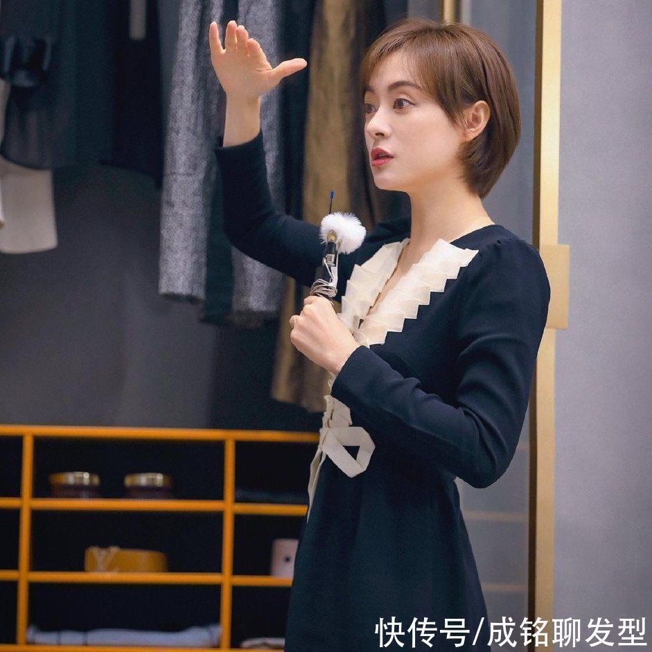 女星 女人变老从短发开始?看几位短发女星的发型,都比同龄人显年轻