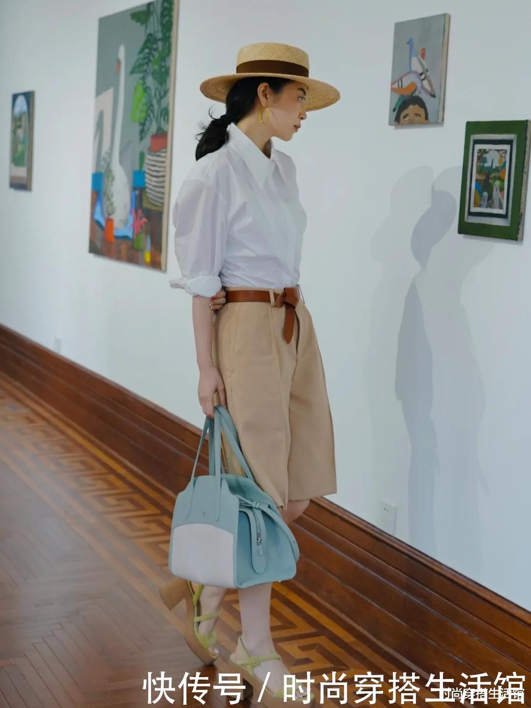 阔腿裤|看了三木的穿搭才知道,原来衬衫?也可以这样穿,美出新高度