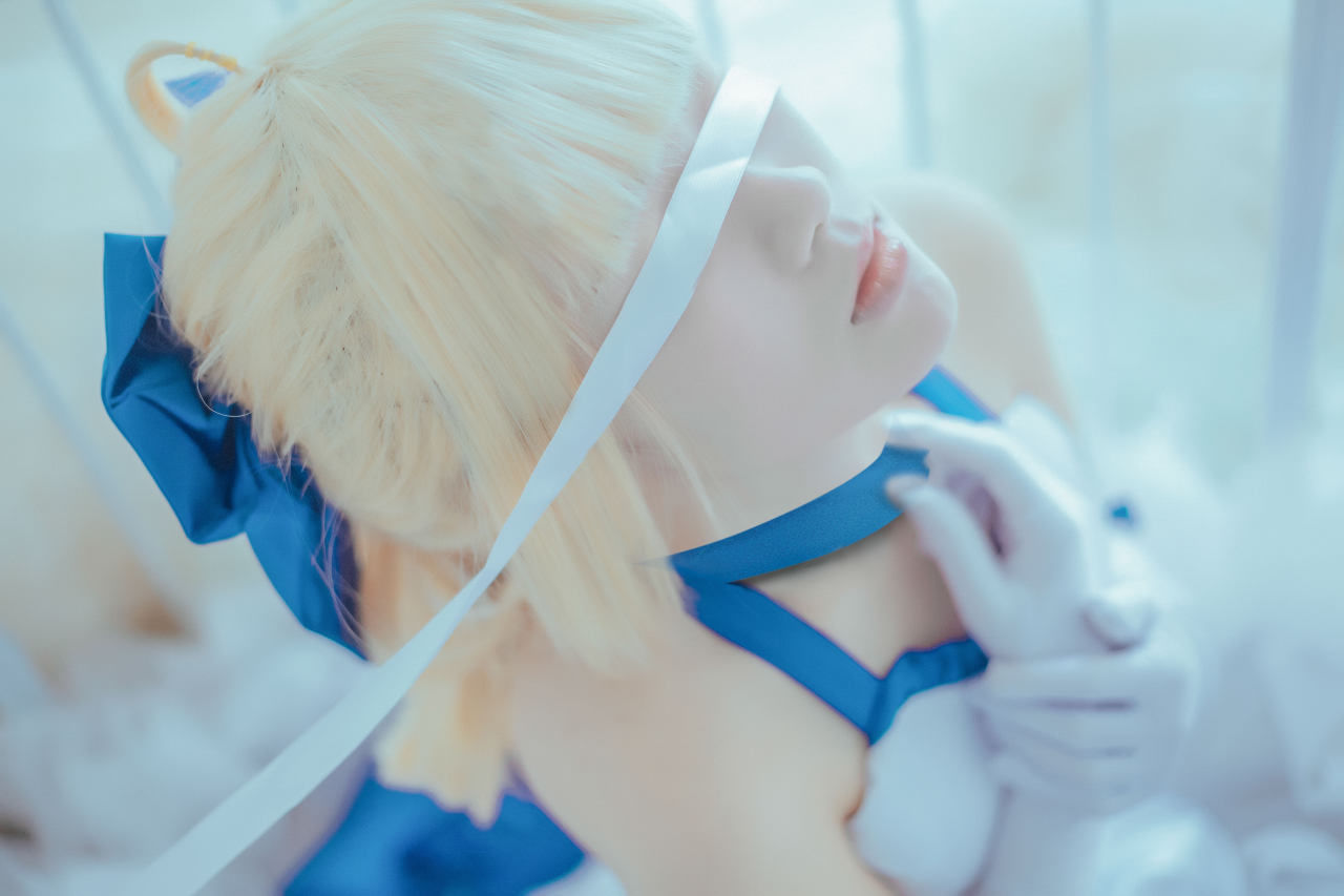 lily|saber lily蓝百合cosplay