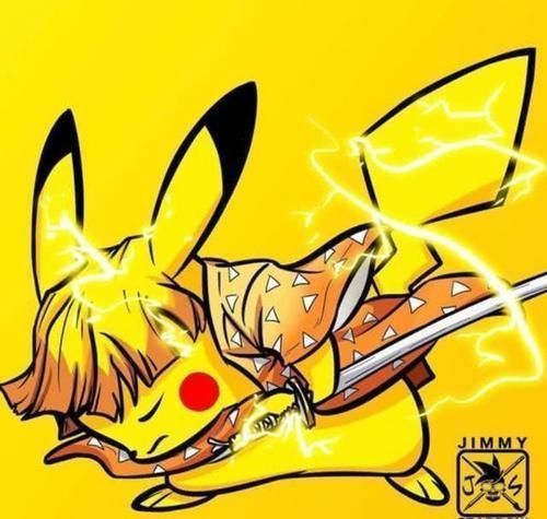 祢豆子|宝可梦和鬼灭之刃融合炭治郎版杰尼龟真的爱了