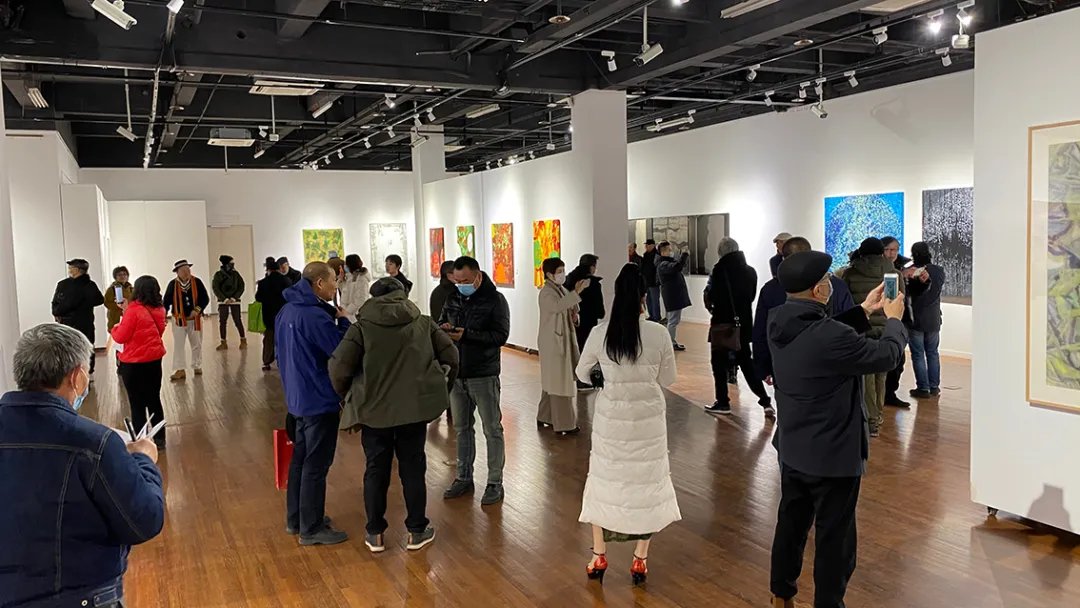 查国钧$抱薪负雪，异曲沪吹！上海抽象画会成立五周年庆典大展隆重举行