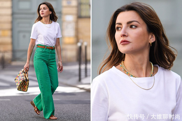 珍珠项链|夏季会忽略项链的重要性,其实它既有瘦脸效果,又能提升精致度