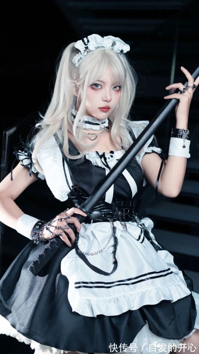 万圣节|cos:万圣节自设战斗女仆cos正片