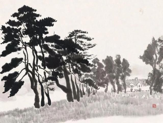 园林山水画@「津门网」清灵高雅|陈磊的园林山水画