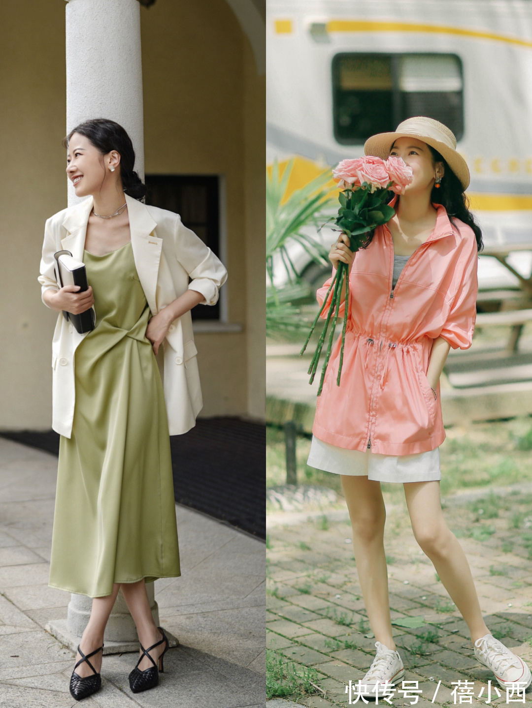 女人|夏季优雅女人的穿搭示范,简约却轻奢,照着穿赢朋友圈的人几条街