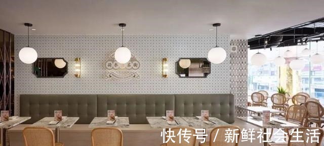 霓虹绿&238㎡茶餐厅,遇见老香港,霓虹绿、水磨石墙,太摩登!