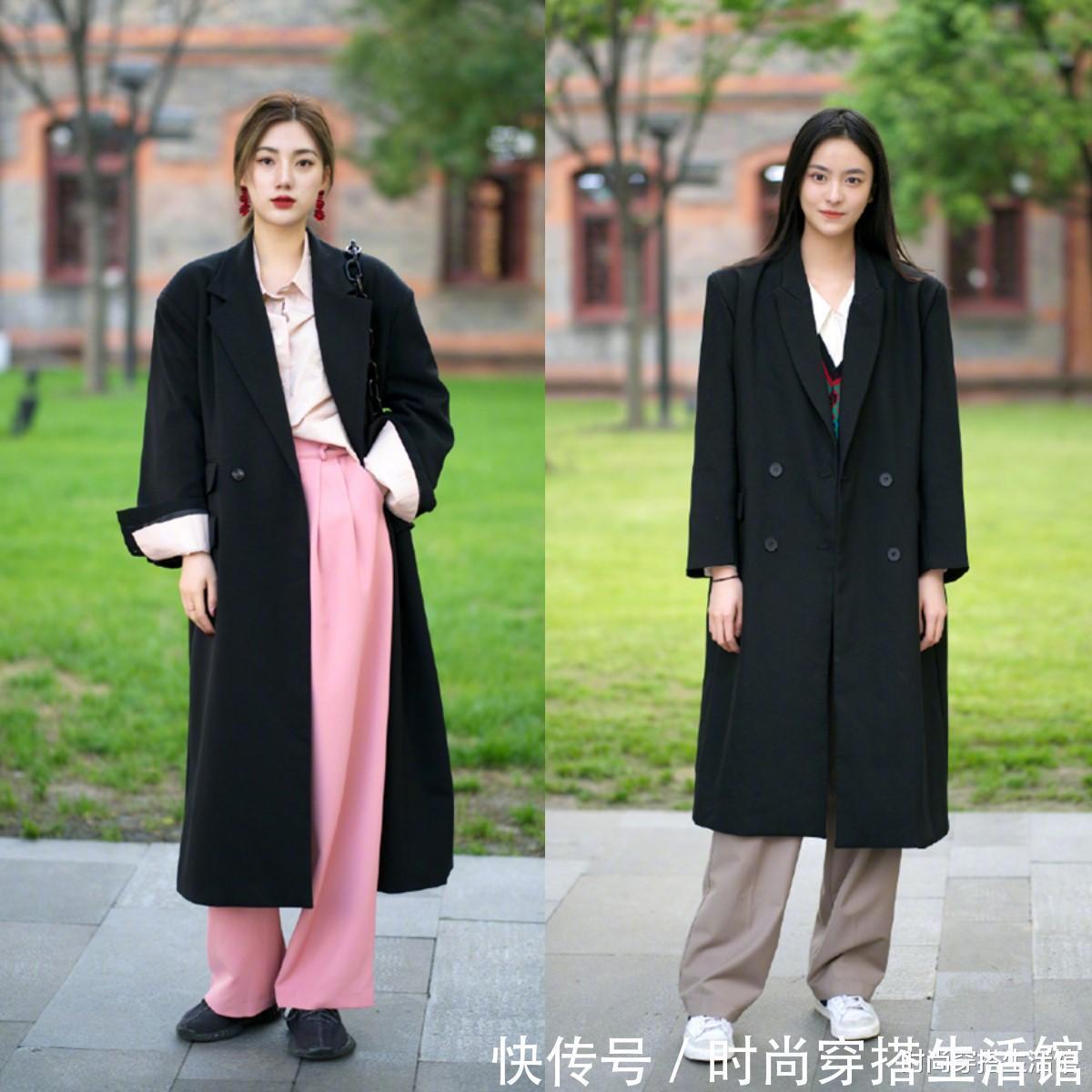 保暖|入秋后早晚凉怎么穿?试试这“长风衣+九分裤”,又保暖又实用