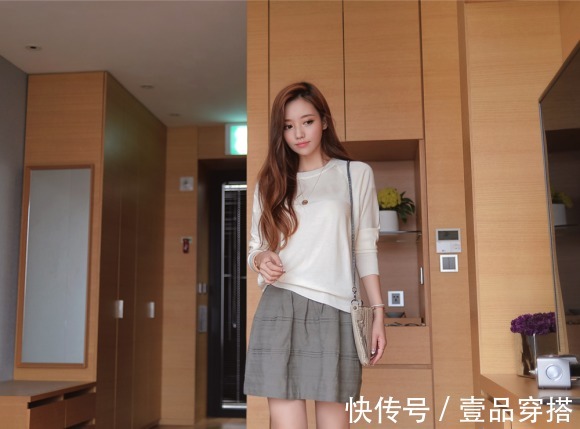 百搭|女神孙允珠高清时尚搭配:多色百搭简约薄款针织衫