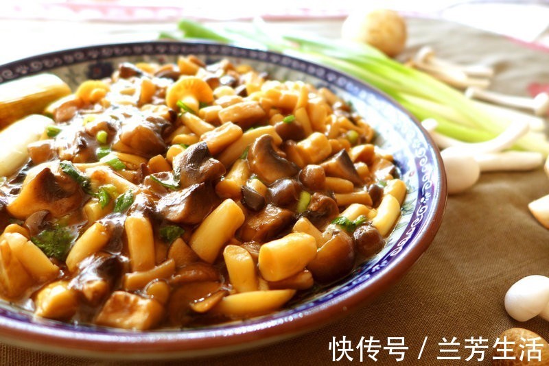 蘑菇|家常葱烧蘑菇，简单炒一炒，比肉都好吃，下饭又解馋