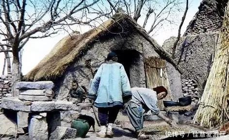 彩色|晚清彩色老照片:坐轿出行的袁世凯很气派,干农活的妇女