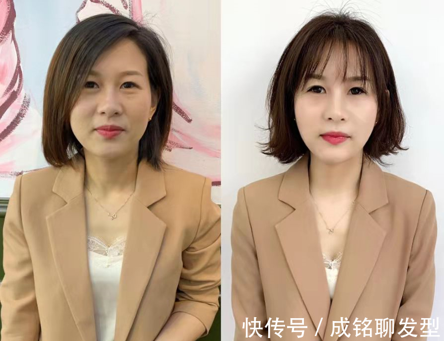发型师|发型对女人太重要,看完这几组对比你就明白,时尚减龄还显脸小