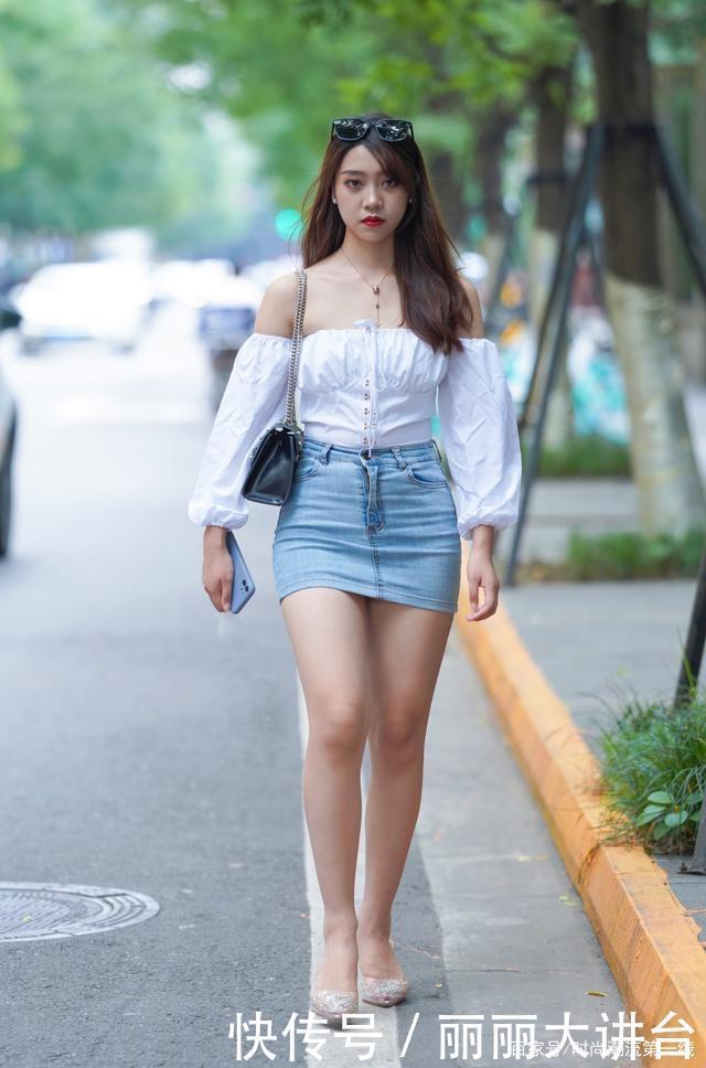 面对“胯宽”的困扰,好在有牛仔裙为你“撑腰”,才不至于尴尬!