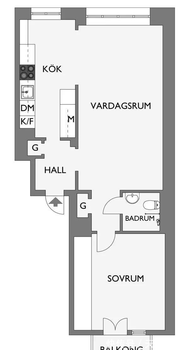 小白砖|67㎡长条户型靠开放式大两倍，也太通透了吧