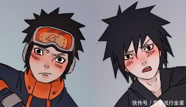 霸气|火影斑与带土各阶段合影,初遇时默契十足,六道模式的手势霸气!