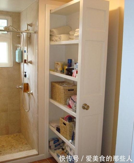储物量|浴室预留40cm设计成这样,容量能抵得上储物间,方便不杂乱!