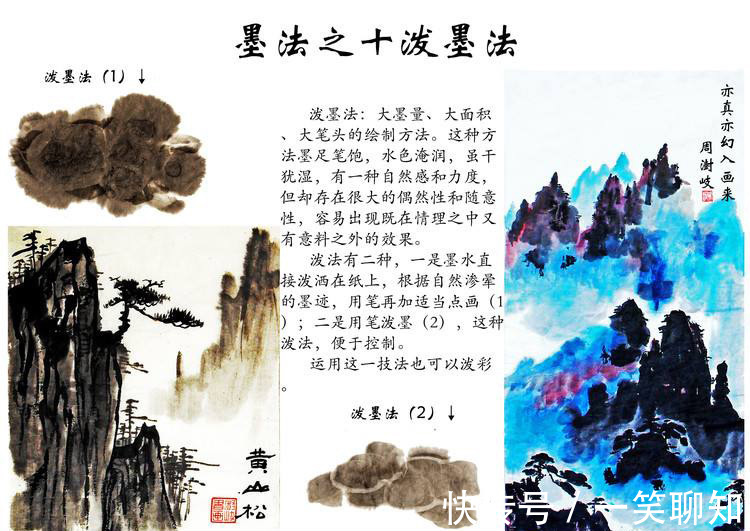 王洽@水墨山水是怎么诞生的？什么是墨分五彩？泼墨画是谁创造的？