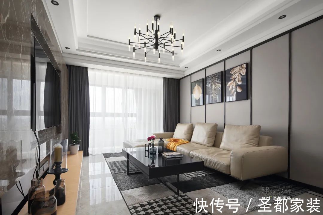 床头灯|三室两厅家装空间的极致利用，能塞下衣帽间，还可打卡小酒吧