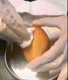 |搞笑GIF趣图徒手开榴莲,非专业人士不要模仿!