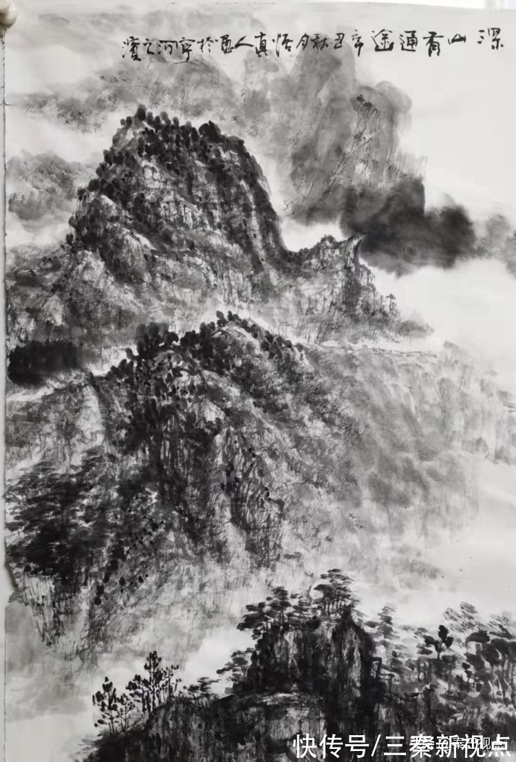 陕西#大美山河在巫溪——陕西当代国画艺术研究院赴重庆巫溪写生