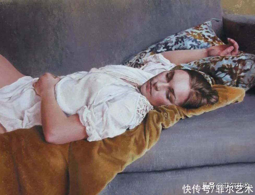 艺术学院$法国女粉彩大师,描绘的女性之美,细腻柔和