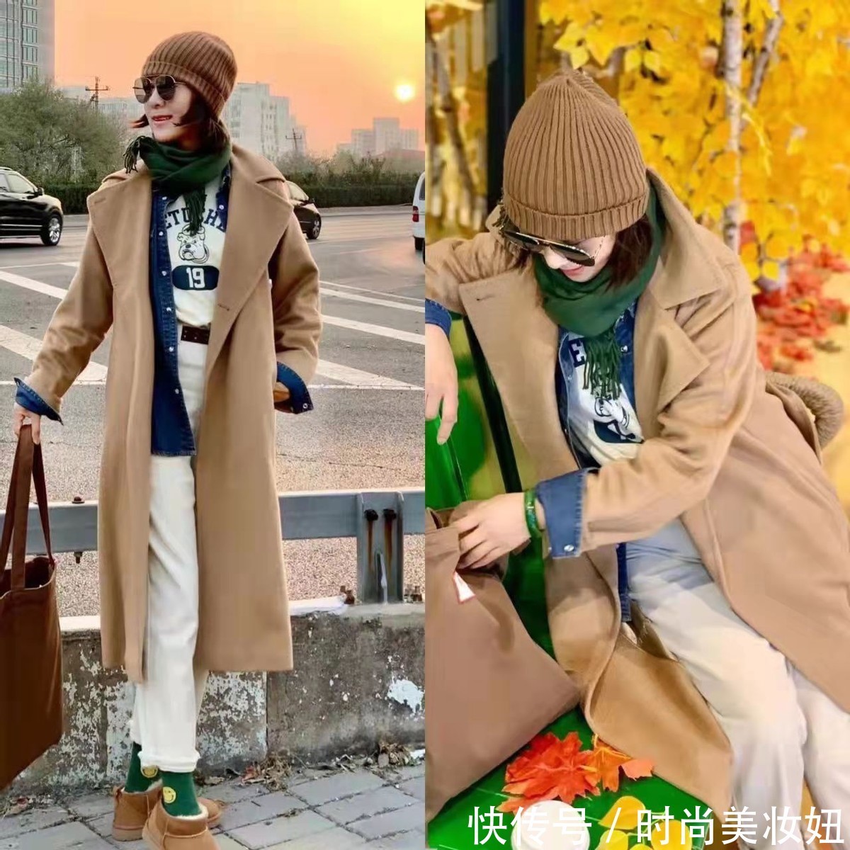 卫衣 这位50岁阿姨太会穿了,每一套都洋气减龄,说30岁都信