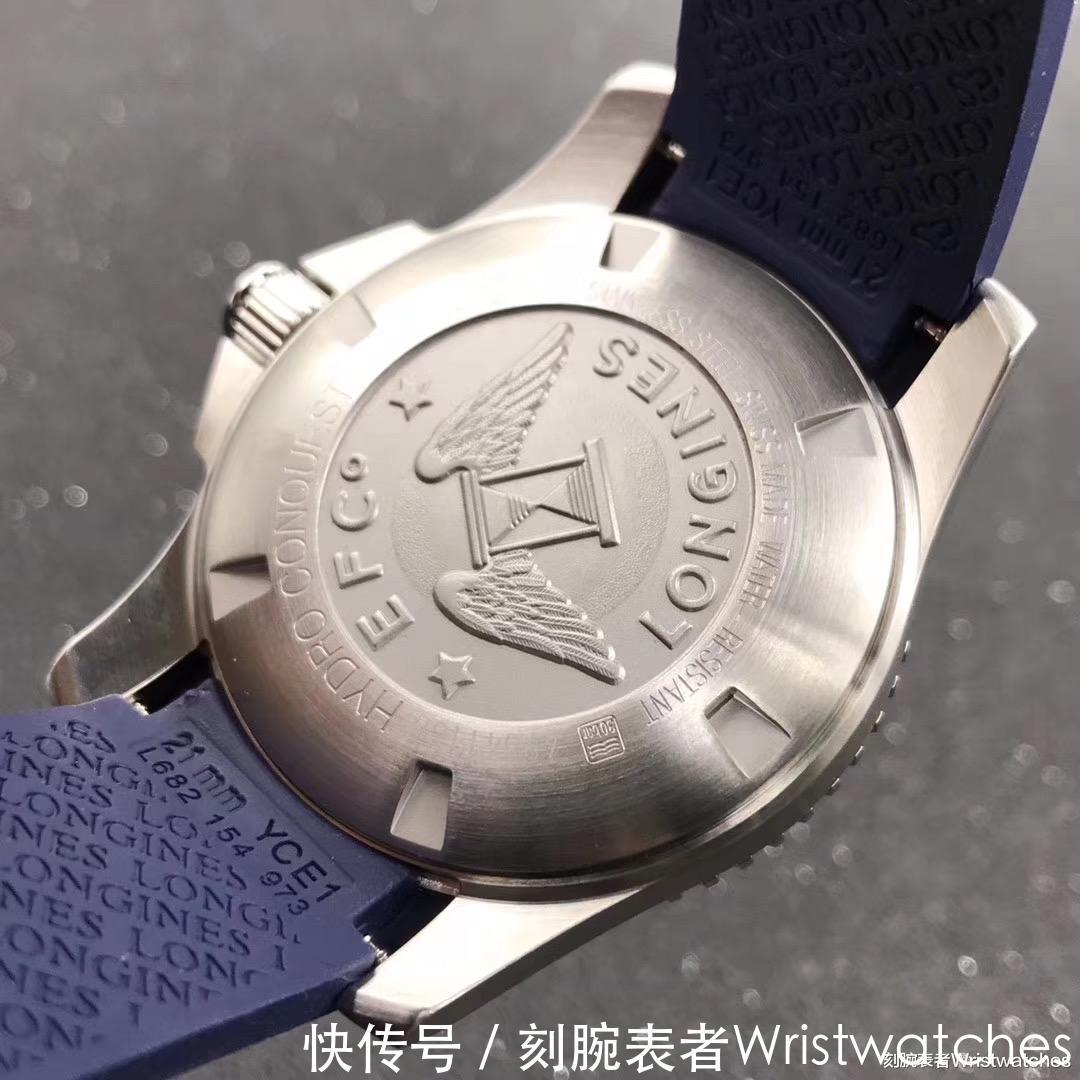 抛光|ZF厂浪琴康卡斯解析—ZF康卡斯蓝盘胶带款的细节工艺怎么样？