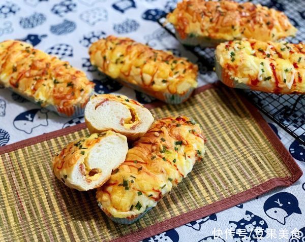 面团|什么？培根芝士面包的做法竟然这么简单？