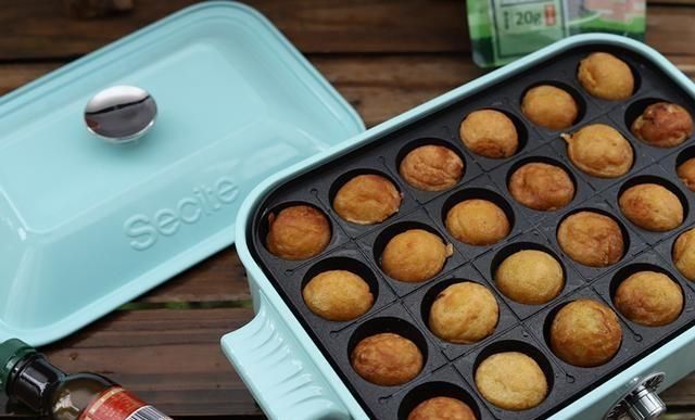 风靡小吃街的章鱼小丸子,在家自己做,超简单,一次就成功了