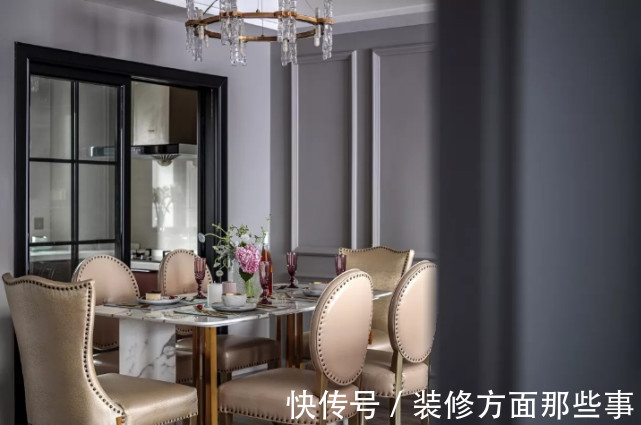 细节处|128平美式轻奢风三居室看起来就非常有档次,真是让人羡慕!