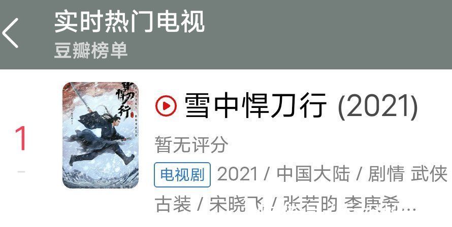 “王炸”变“炸弹”？看来央视把《雪中悍刀行》调深夜档是多明智