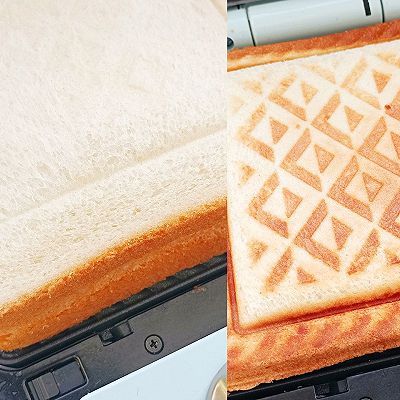 白土司|浓浓奶香的芝士香蕉热三明治