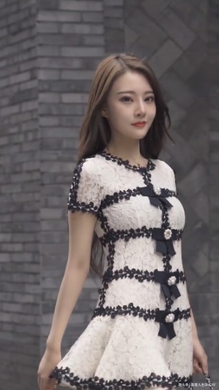 白色雪纺连衣裙,穿出气质美少女,甜美风也能不失性感